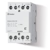 Контактор модульный 3NO + 1NC 63А AgSnO2 24В AC/DC 53.5мм IP20 опции: мех. индикатор FINDER 22640024