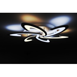 Люстра светодиодная MALTA 108Вт 725х725х90мм 34кв.м потолочная ДУ 3 режима диммир. бел. Ritter 52019