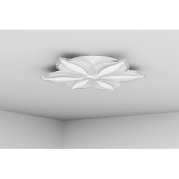 Люстра светодиодная LUCINO 60Вт 500х500х60мм 26кв.м потолочная ДУ 3 режима диммир. бел. Ritter 52380