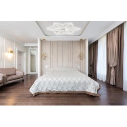 Люстра светодиодная LUCINO 60Вт 500х500х60мм 26кв.м потолочная ДУ 3 режима диммир. бел. Ritter 52380