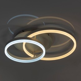Люстра светодиодная ECLIPSE 56Вт 640х400х125мм 14кв.м потолочная ДУ 3 режима диммир. бел. Ritter 520