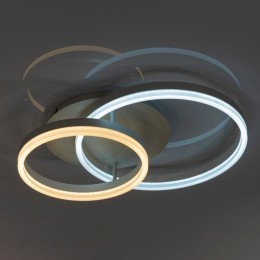 Люстра светодиодная ECLIPSE 56Вт 640х400х125мм 14кв.м потолочная ДУ 3 режима диммир. бел. Ritter 520