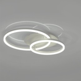 Люстра светодиодная ECLIPSE 56Вт 640х400х125мм 14кв.м потолочная ДУ 3 режима диммир. бел. Ritter 520