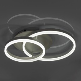 Люстра светодиодная ECLIPSE 56Вт 640х400х125мм 14кв.м потолочная ДУ 3 режима диммир. бел. Ritter 520