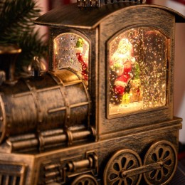 Фонарь декоративный "Паровоз" с эффектом снегопада и подсветкой Neon-Night 501-166
