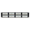 Патч-панель 19дюйм кат.6 2U неэкранированная UTP 48 портов RJ-45 Dual IDC TERACOM PRO EKF TRP-PPNL-6