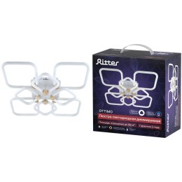 Люстра светодиодная ECLIPSE 78Вт 2700К+6400К/4200К/6400К+2700К 400х65мм 30кв.м ДУ 3 режима диммир. б