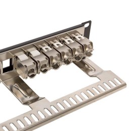 Патч-панель модульная 19дюйм 1U экранир. 24 порта с органайзером (пустая) TERACOM PRO EKF TRP-MODP-F