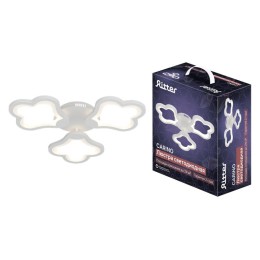 Люстра светодиодная CARINO 48Вт 2700К/4200К/6500К 435х410х67мм 24кв.м потолочная бел. Ritter 52049 2