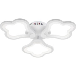 Люстра светодиодная CARINO 48Вт 2700К/4200К/6500К 435х410х67мм 24кв.м потолочная бел. Ritter 52049 2