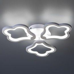 Люстра светодиодная CARINO 48Вт 2700К/4200К/6500К 435х410х67мм 24кв.м потолочная бел. Ritter 52049 2