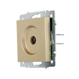 Розетка ТВ проходная VESNA зол. LEZARD 742-3688-129