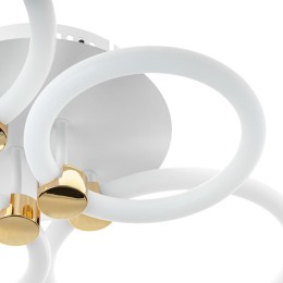 Люстра светодиодная OTTIMO Алиса 100Вт 2700К+6400К/4200К/6400К+2700К 615х415х130мм 45кв.м ДУ диммир.