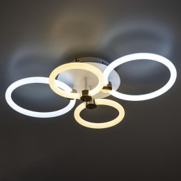 Люстра светодиодная OTTIMO Алиса 100Вт 2700К+6400К/4200К/6400К+2700К 615х415х130мм 45кв.м ДУ диммир.