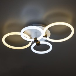 Люстра светодиодная OTTIMO Алиса 100Вт 2700К+6400К/4200К/6400К+2700К 615х415х130мм 45кв.м ДУ диммир.