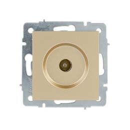 Розетка ТВ оконечная VESNA зол. LEZARD 742-3688-130