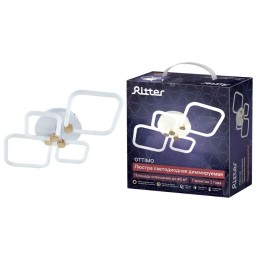 Люстра светодиодная OTTIMO Алиса 102Вт 2700К+6400К/4200К/6400К+2700К 720х425х130мм 46кв.м ДУ диммир.