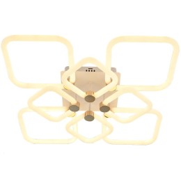 Люстра светодиодная OTTIMO Алиса 198Вт 2700К/4200К/6400К 610х610х130мм 89кв.м ДУ 3 режима диммир. бе