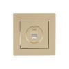Розетка компьютерная VESNA зол. LEZARD 742-3688-139