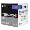 Кабель витая пара F/UTP кат.6 4 пары 23 AWG solid PVC сер. (уп.305м) TERACOM PRO EKF TRP-6FTP-04PVC-