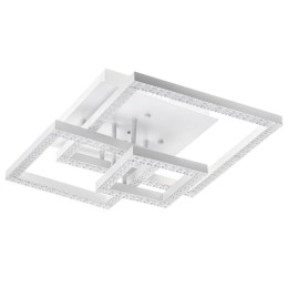 Люстра светодиодная SERENITA 108Вт 405х405х170мм 33кв.м бел потолочная ДУ 3 режима диммир. Ritter 52