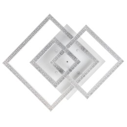 Люстра светодиодная SERENITA 108Вт 405х405х170мм 33кв.м бел потолочная ДУ 3 режима диммир. Ritter 52