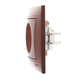 Розетка телевизионная оконечная TV Mira вишня LEZARD 701-0601-130