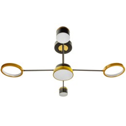 Люстра светодиодная NOTTE 52Вт 2700К/4200К/6400К 750х710х290мм 17кв.м ДУ 3 режима диммир. черн./зел.