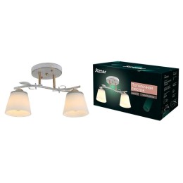 Люстра PADOVA 2хE27 370х145х230мм потолочная метал. бел. Ritter 52510 3