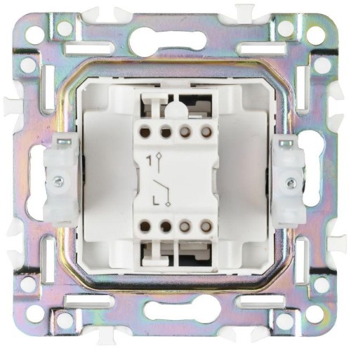 Выключатель 1-кл. SKANDY 10А SK-V01N никель IEK SK-V10-0-10-K50