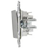 Выключатель 1-кл. SKANDY 10А SK-V01N никель IEK SK-V10-0-10-K50