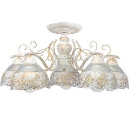 Люстра RAVENNA 5хE27 580х580х265мм потолочная метал. бел. Ritter 52513 4