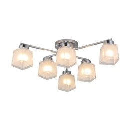 Люстра BARI 6хE27 660х660х200мм потолочная метал. хром Ritter 52519 6