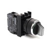 Переключатель 0-1 с фиксацией бел. (1НО) EMAS B100SL20B