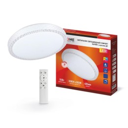 Светильник светодиодный COMFORT SAPHIR 55Вт 3000-6500К 4400лм 230В 400х95мм с пультом ДУ IN HOME 469