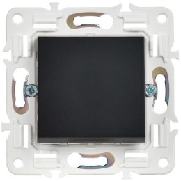 Выключатель кнопочный 1-кл. SKANDY 10А SK-V14Bl черн. IEK SK-V17-0-10-K02