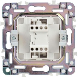 Выключатель кнопочный 1-кл. SKANDY 10А SK-V14Bl черн. IEK SK-V17-0-10-K02