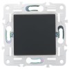 Выключатель кнопочный 1-кл. SKANDY 10А SK-V14G графит IEK SK-V17-0-10-K53
