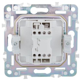 Выключатель кнопочный 1-кл. SKANDY 10А SK-V14G графит IEK SK-V17-0-10-K53