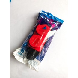 Колодка удлинителя 2-м 16А IP44 с заземл. каучук красн. КОСМОС KKsm-2g-Z-IP(R)16A