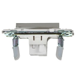 Выключатель кнопочный 1-кл. SKANDY 10А SK-V14N никель IEK SK-V17-0-10-K50