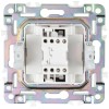 Выключатель кнопочный 1-кл. SKANDY 10А SK-V14N никель IEK SK-V17-0-10-K50
