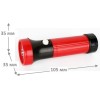 Фонарь 3002-ТН 3LED 1 режим 3хR03 красн. (блист.-пакет) Ultraflash 11783