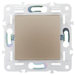 Выключатель кнопочный 1-кл. SKANDY 10А SK-V14Sa песочн. IEK SK-V17-0-10-K98