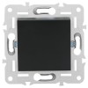 Выключатель перекрестный 1-кл. SKANDY 10А SK-V03Bl черн. IEK SK-V13-0-10-K02