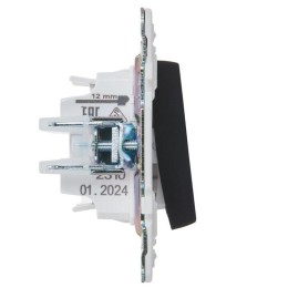 Выключатель перекрестный 1-кл. SKANDY 10А SK-V03Bl черн. IEK SK-V13-0-10-K02