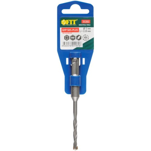 Бур по бетону SDS PLUS син. корпус 5х110мм FIT 33202