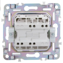 Выключатель перекрестный 1-кл. SKANDY 10А SK-V03G графит IEK SK-V13-0-10-K53