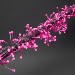 Гирлянда светодиодная "Мишура LED" 6м 576LED роз. 35Вт 220-240В IP20 провод ПВХ прозр. Neon-Night 30