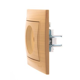 Розетка телевизионная оконечная TV Mira ясень LEZARD 701-4747-130